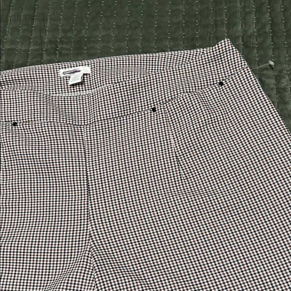 Elegant Black, Cream and brown checked Pants C067 - Picture 4 of 6